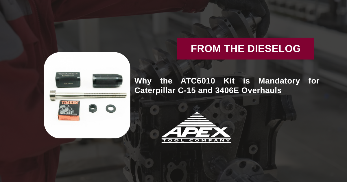 ATC6010 Caterpillar Heavy Duty Mechanical Injector Sleeve Remover and Installer Tool Kit